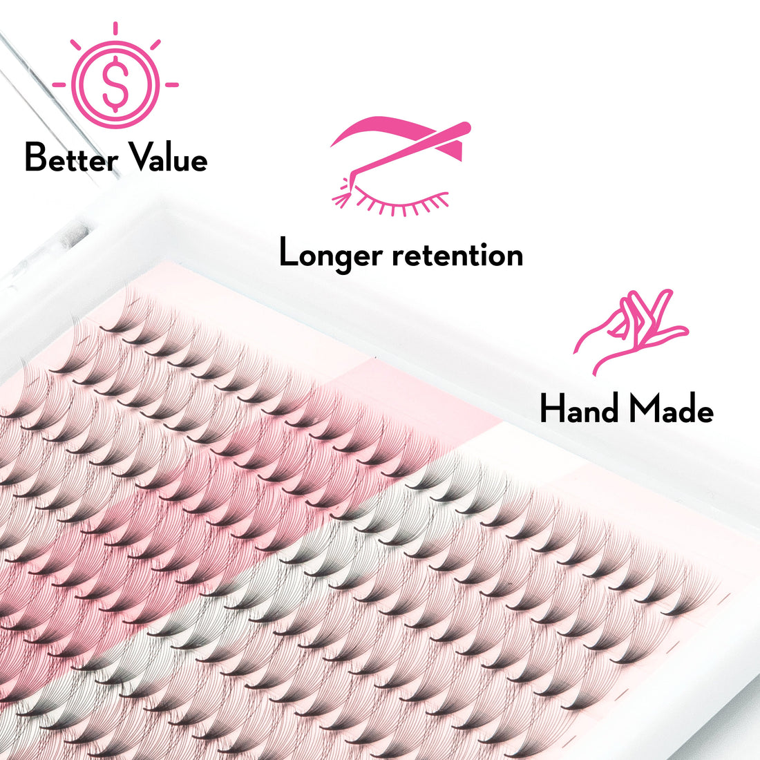14D Pro Point Ultimate Premade Mixed - 384 Fans - One V Salon