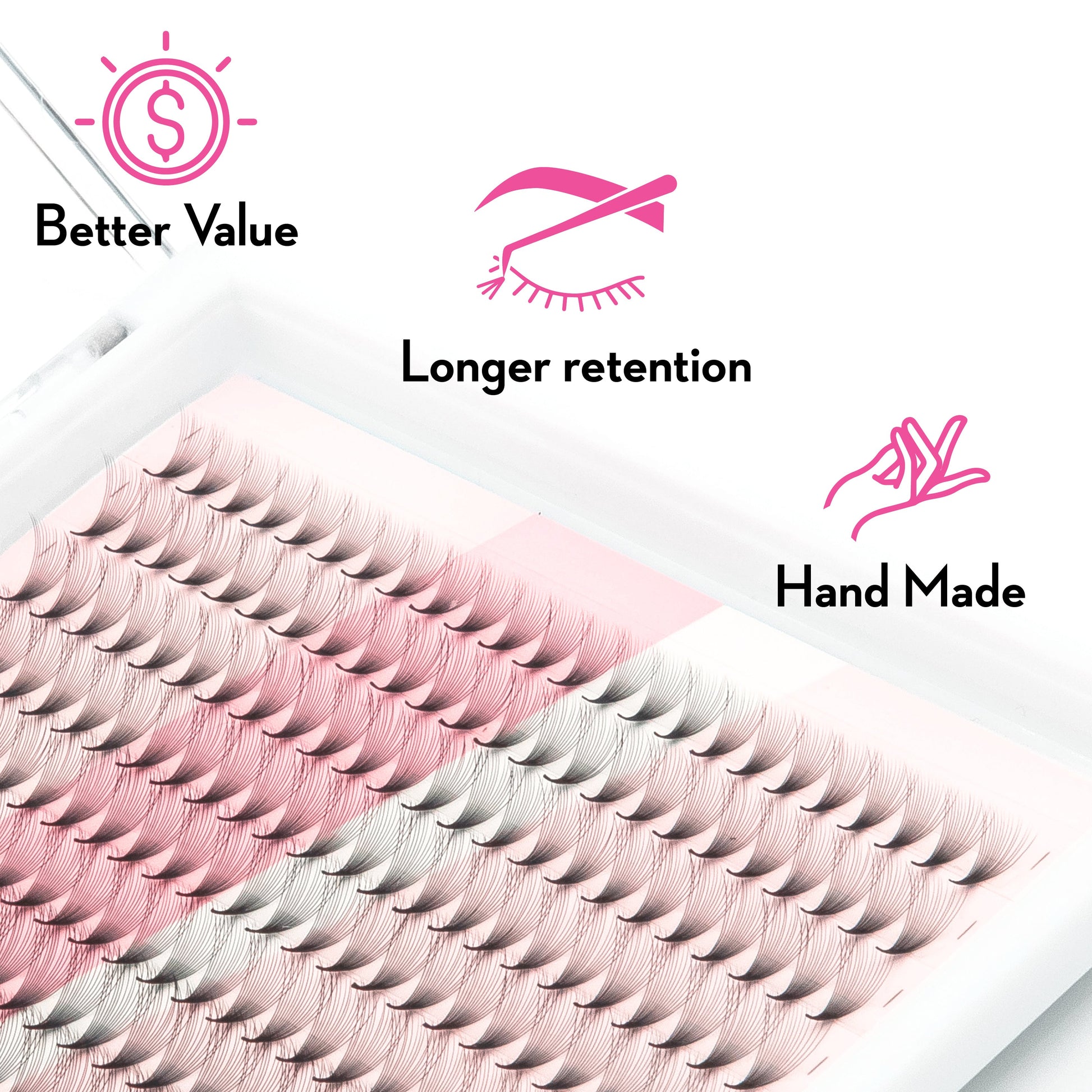 14D Pro Point Ultimate Premade Mixed - 384 Fans - One V Salon