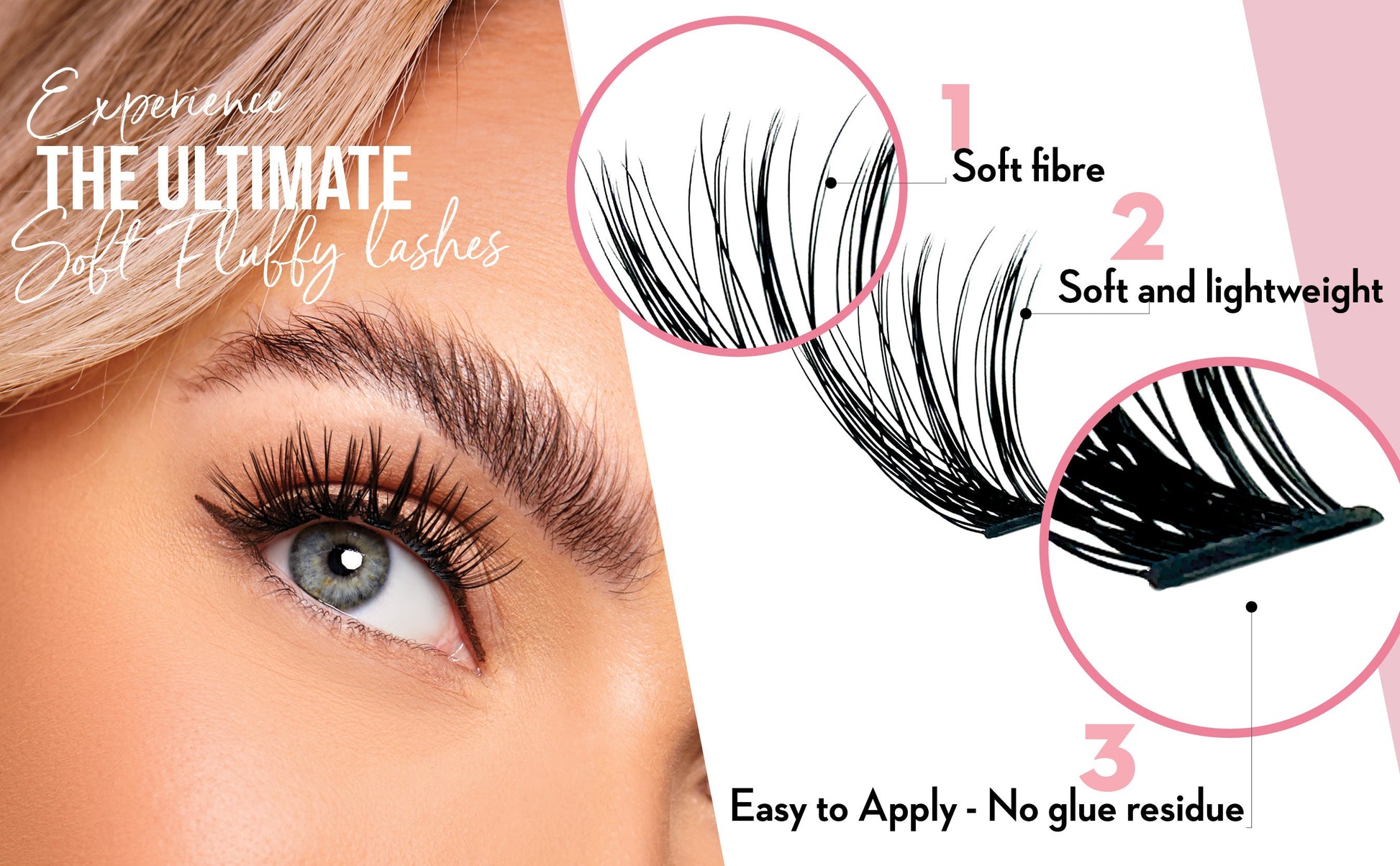 DIY Lash Cluster Combo Kits - 40D - One V Salon