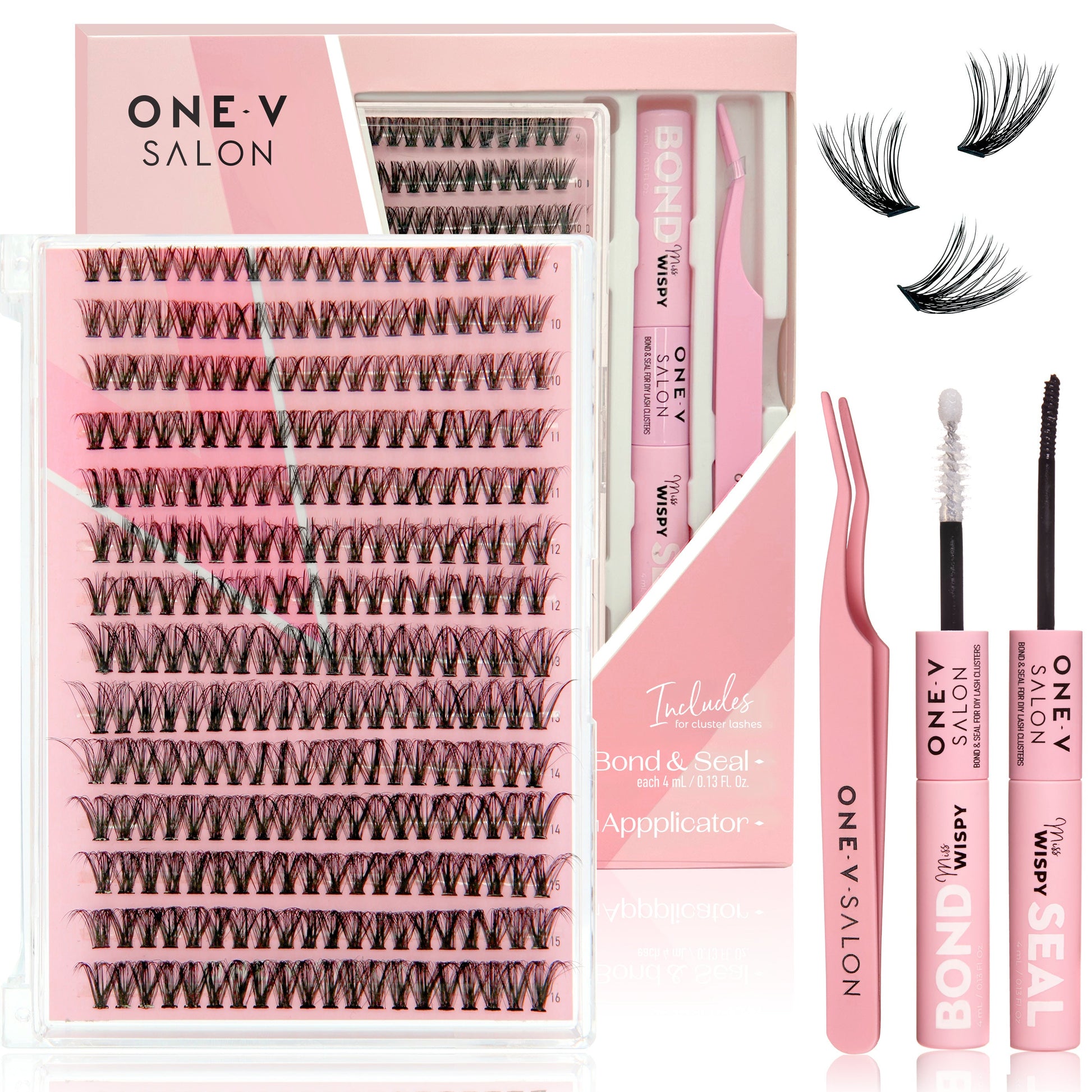 DIY Lash Cluster Combo Kits - 40D (Bundle Pack) - One V Salon