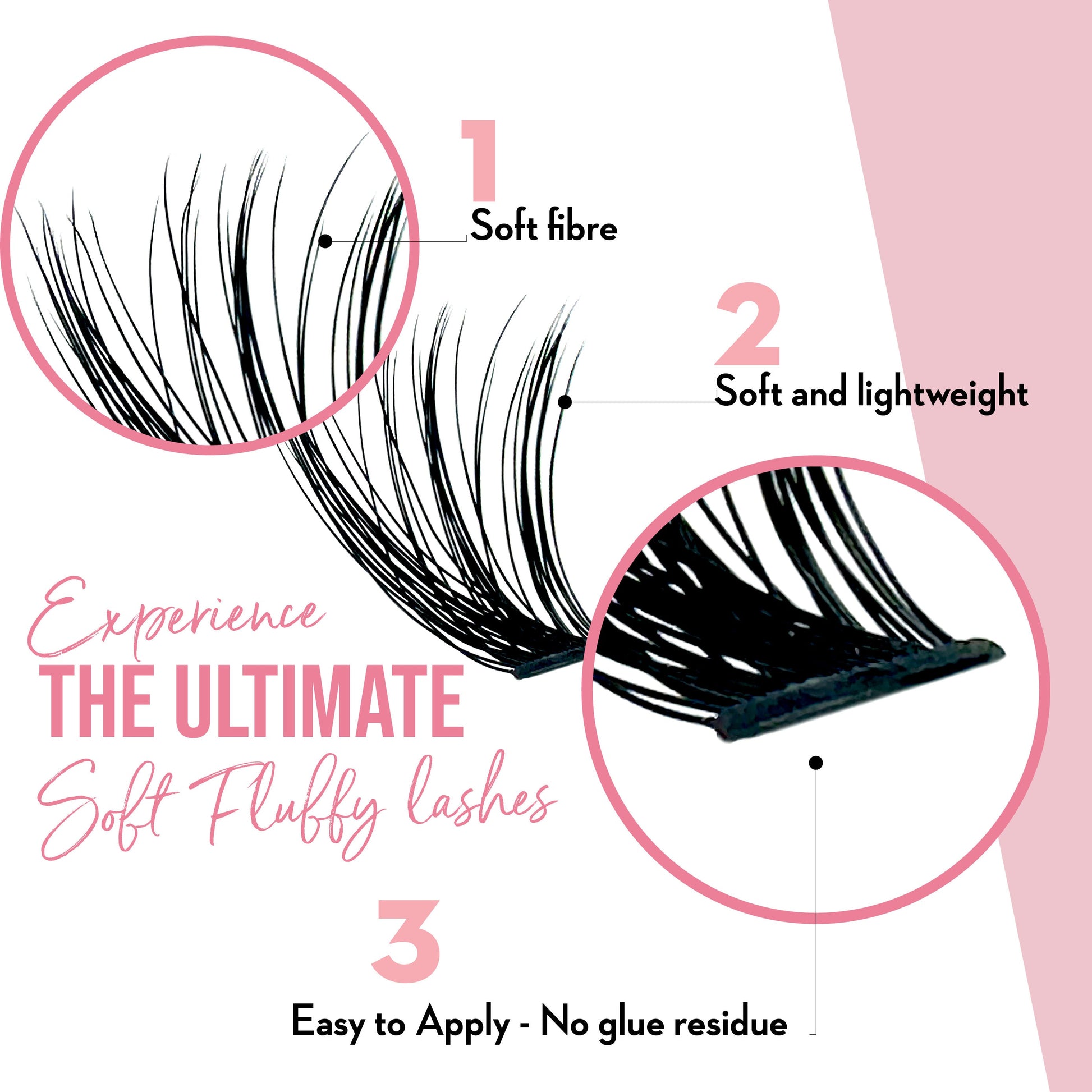 DIY Lash Cluster Combo Kits - 40D - One V Salon
