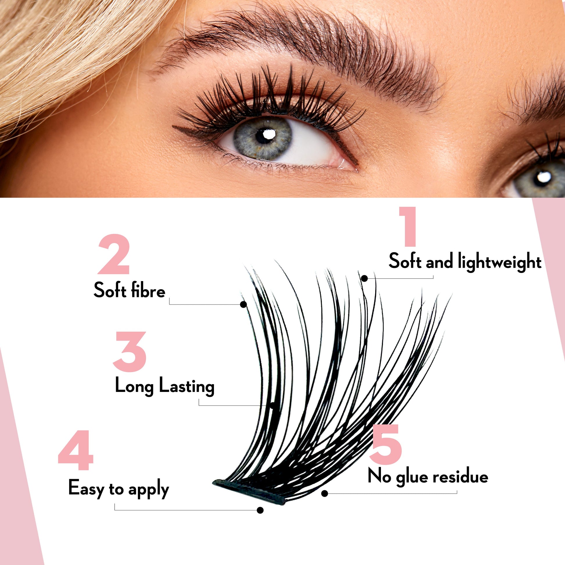 DIY Lash Cluster Combo Kits - 40D - One V Salon