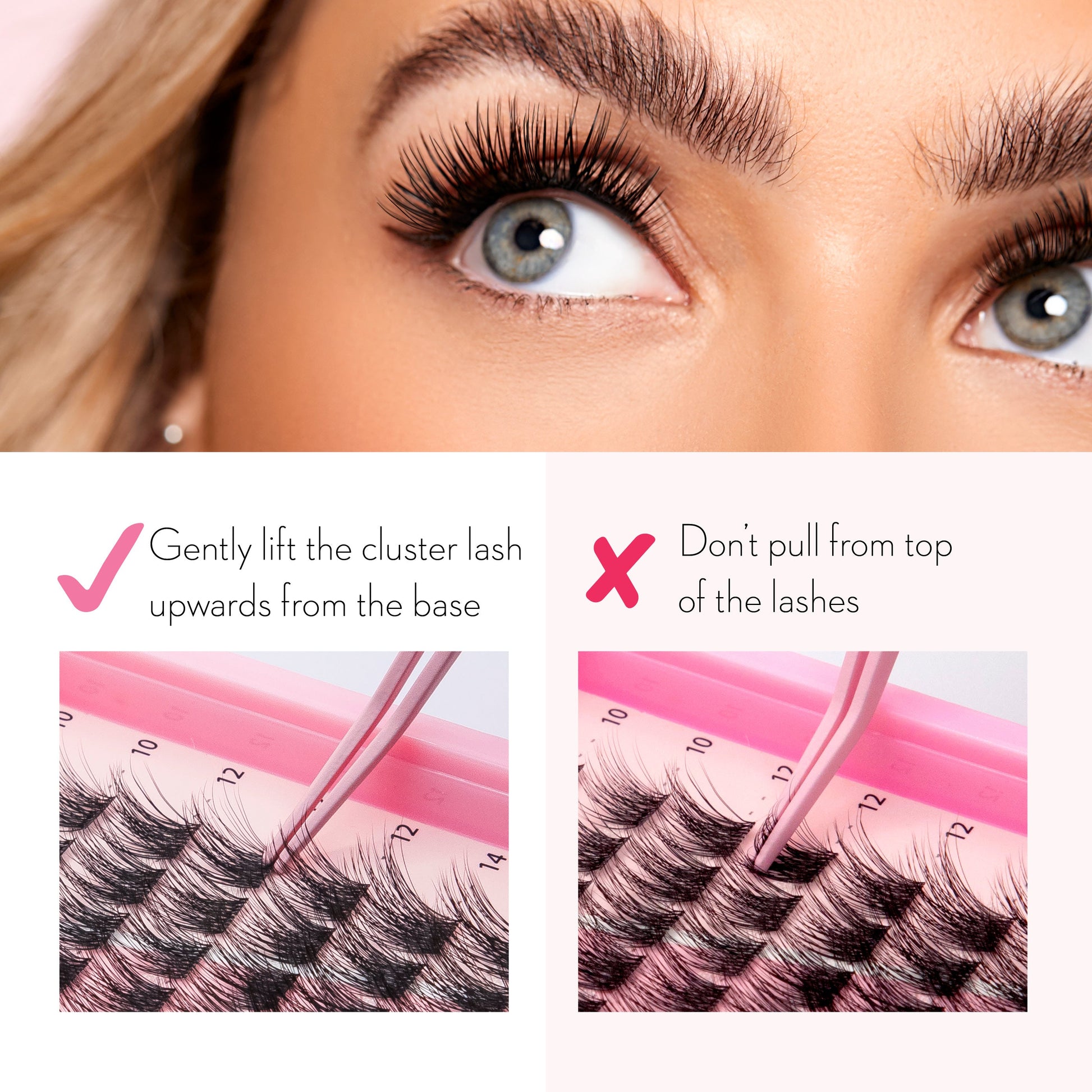 40D Mega Volume - 280 DIY Cluster Lashes - One V Salon