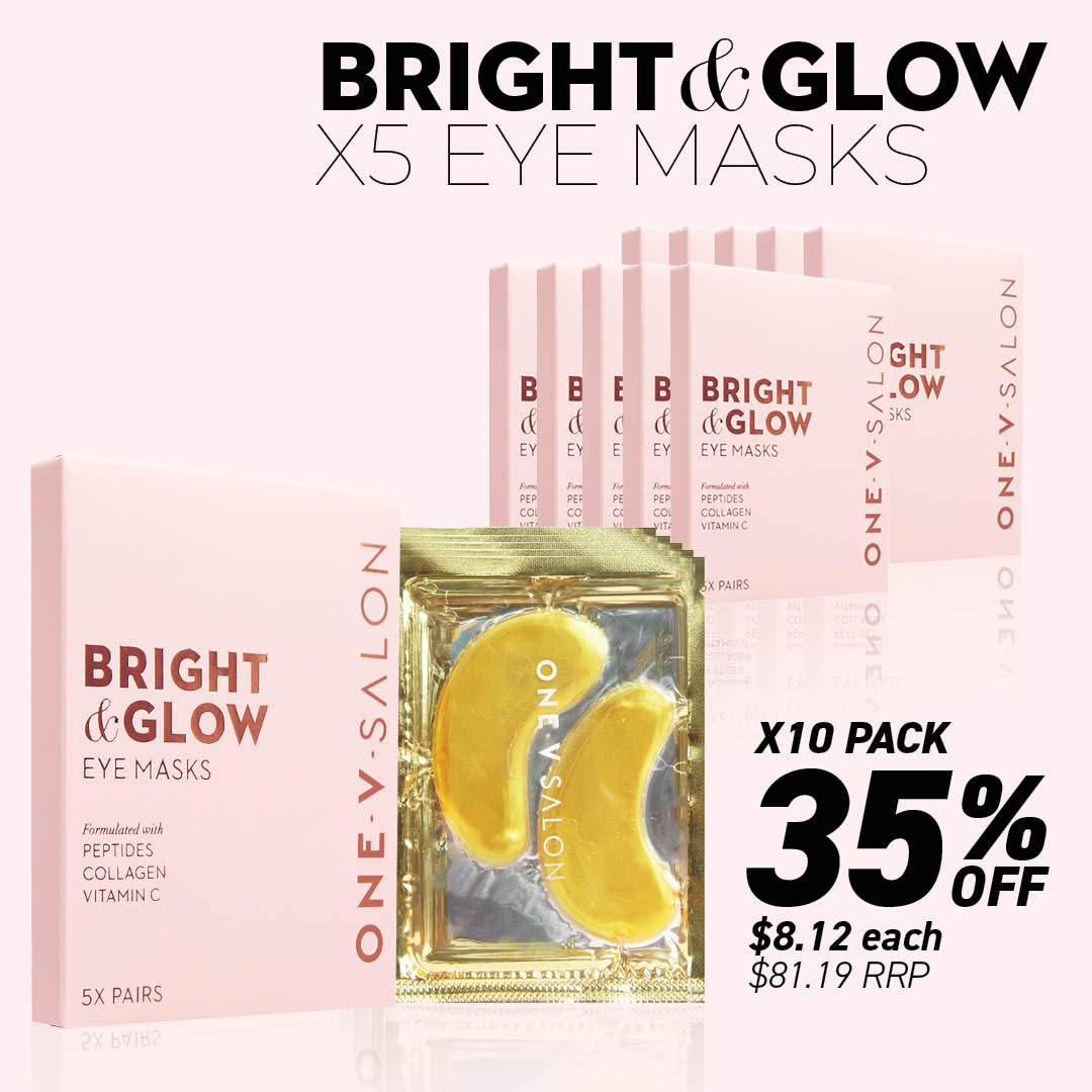 Bright & Glow Eye Masks - Bundle Pack - One V Salon