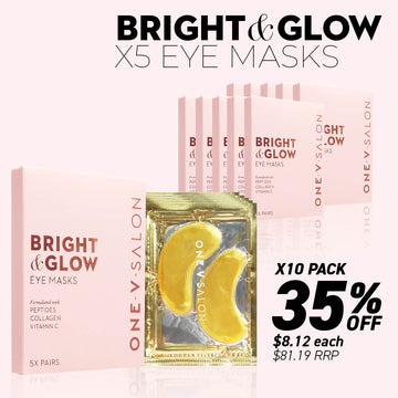 Bright & Glow Eye Masks - Bundle Pack - One V Salon