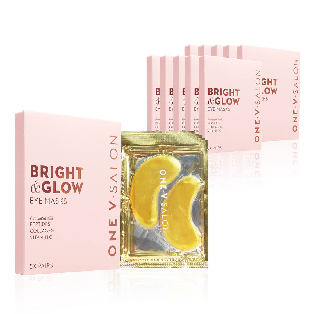 Bright & Glow Eye Masks - Bundle Pack - One V Salon