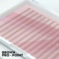 Brown Lashes Saver Bundle - x4 Trays - Matte Dark/Short Stem/Pro-point - One V Salon