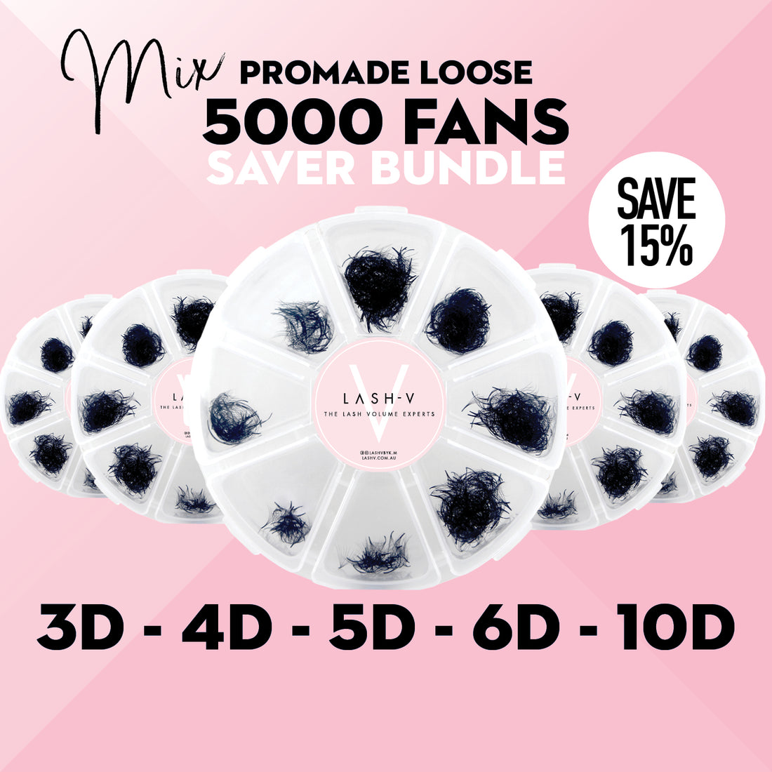 5000 Promade Loose Mix Fan Saver Bundle - One V Salon