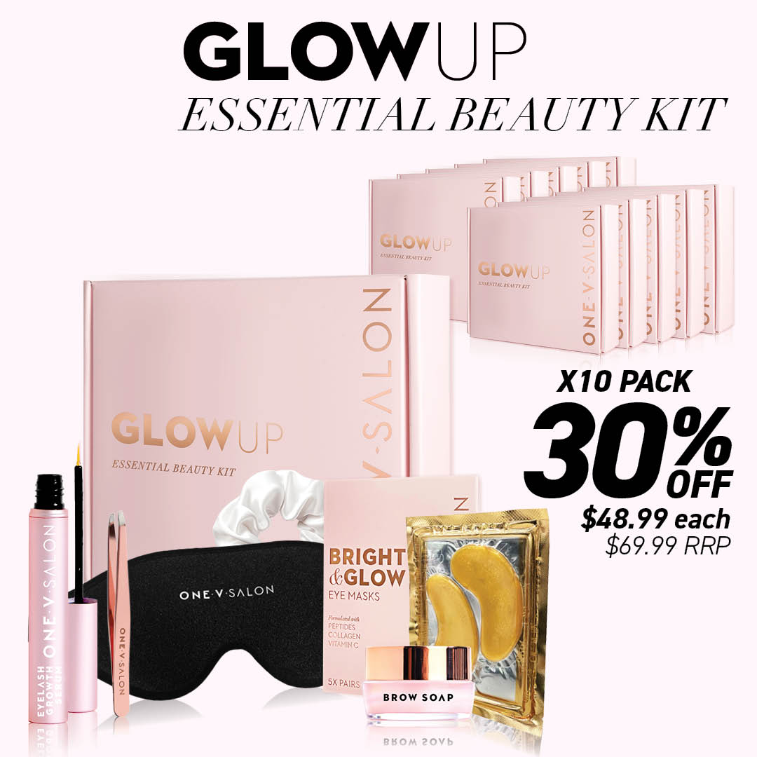 Glow Up Essential Beauty Kit - Bundle Pack 10 - One V Salon