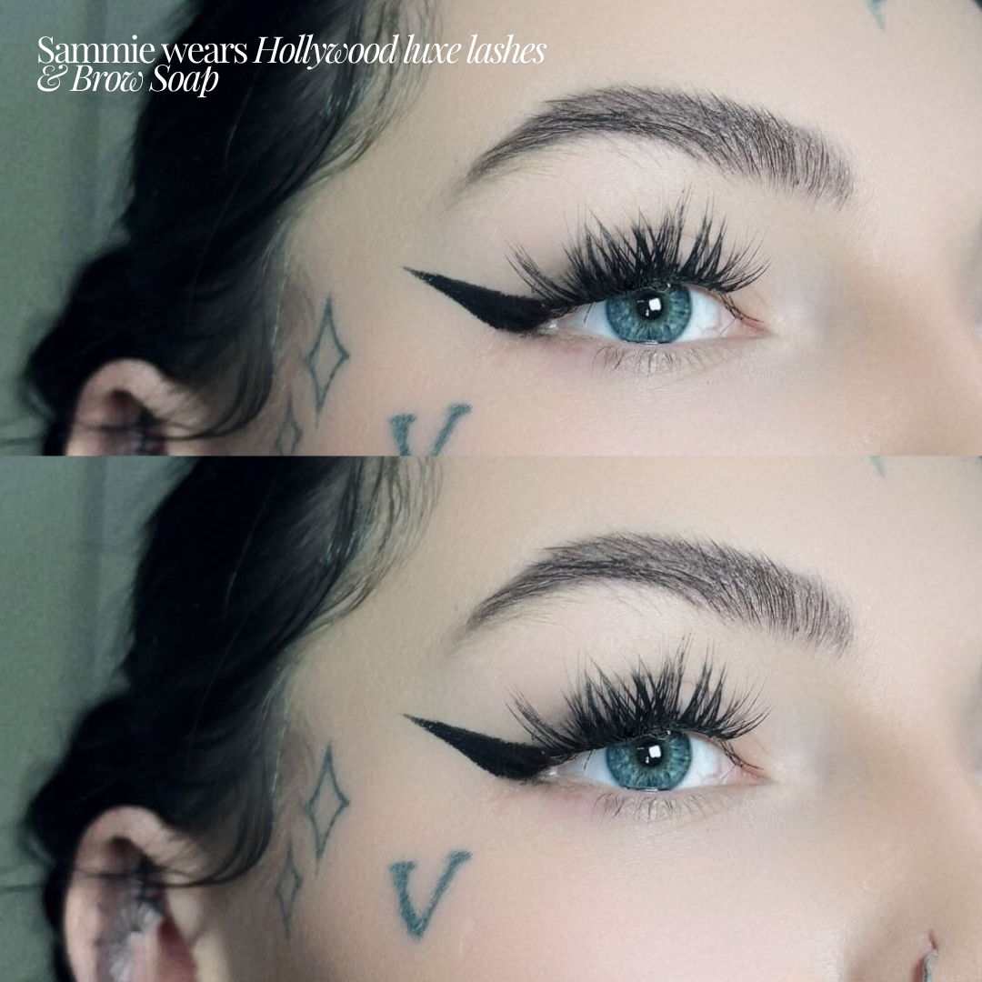 Luxe 3D Flawless -Hollywood - 140 DIY Cluster Lashes Complete Kit - One V Salon