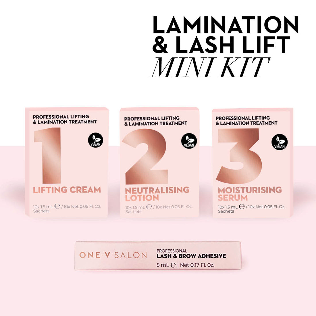 Brow Lamination & Lash Lift Mini Kit - One V Salon