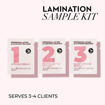 Lash Lift & Brow Lamination Sample Kit - One V Salon