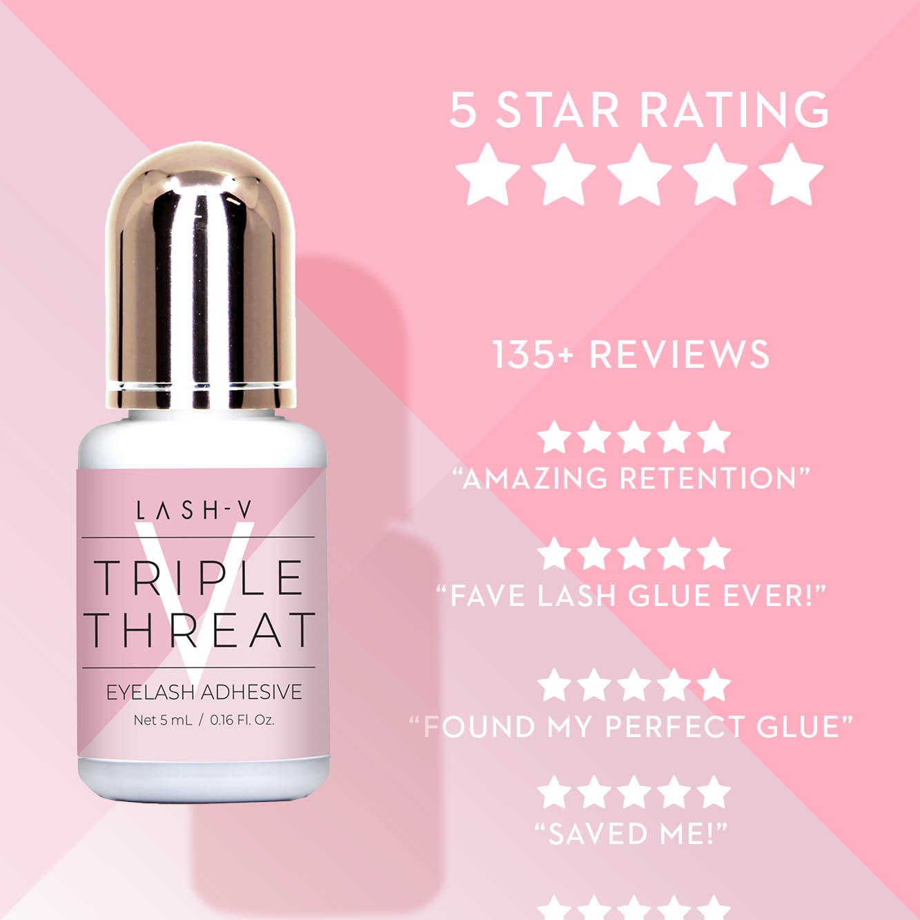 Triple Threat - Lash Adhesive Glue - One V Salon