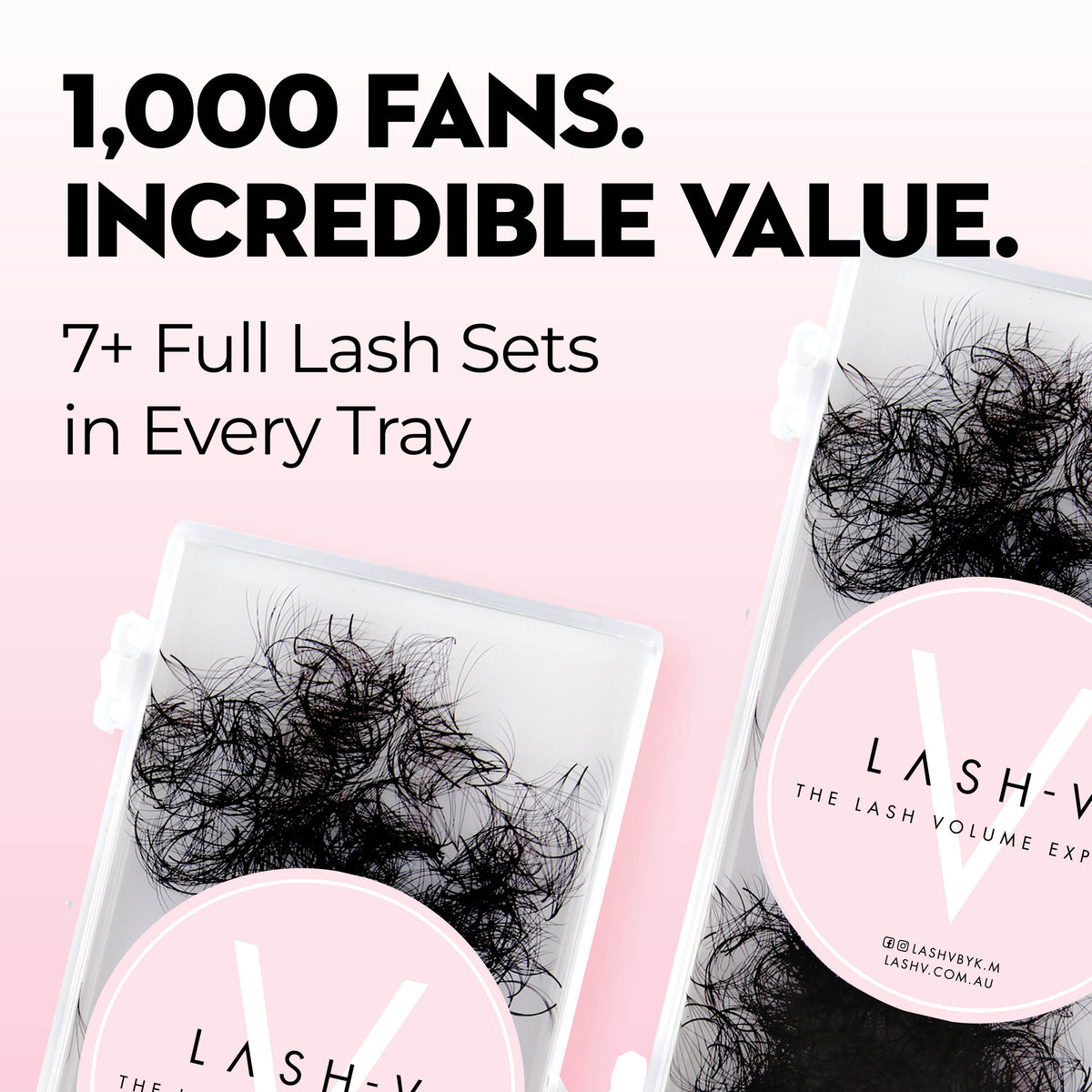 4D Promade Loose - 1000 Fans - One V Salon