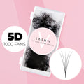 5D Wholesale Premade Lash Fans Loose 1000ct - Salon Supply - One V Salon