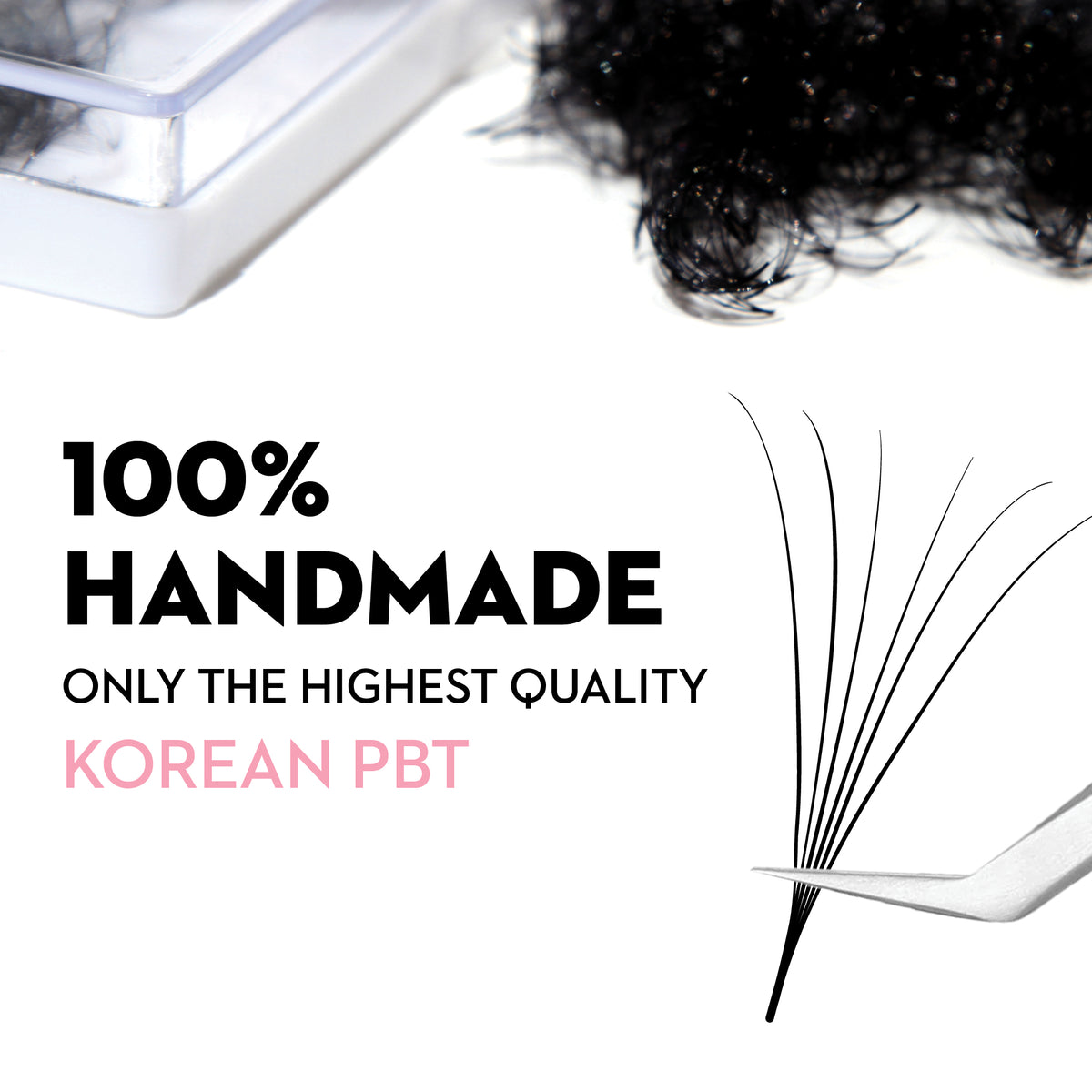 6D Wholesale Premade Lash Fans Loose 1000ct - Salon Supply - One V Salon