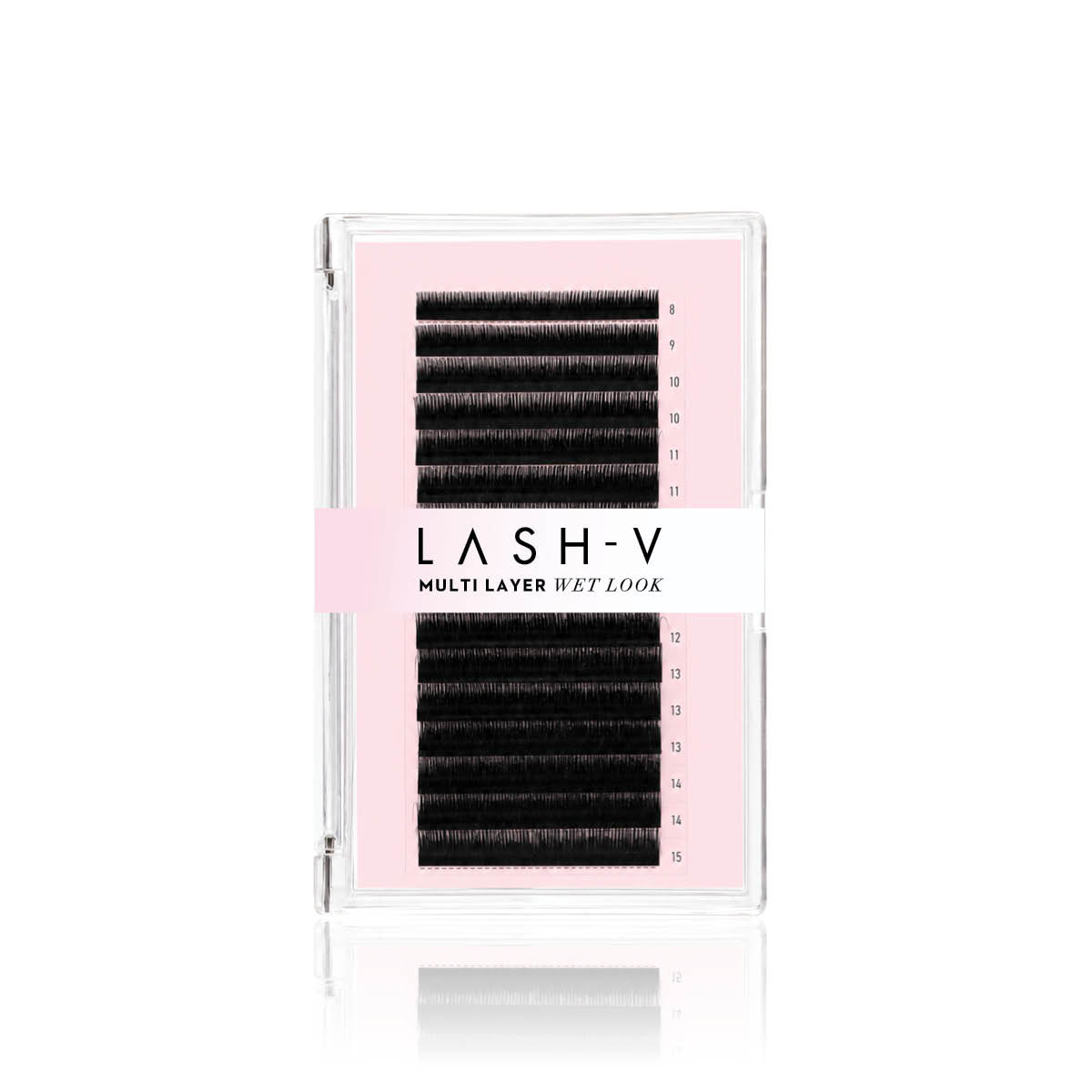 Multi Layer Wet Look Lash Extensions - 0.07 - One V Salon