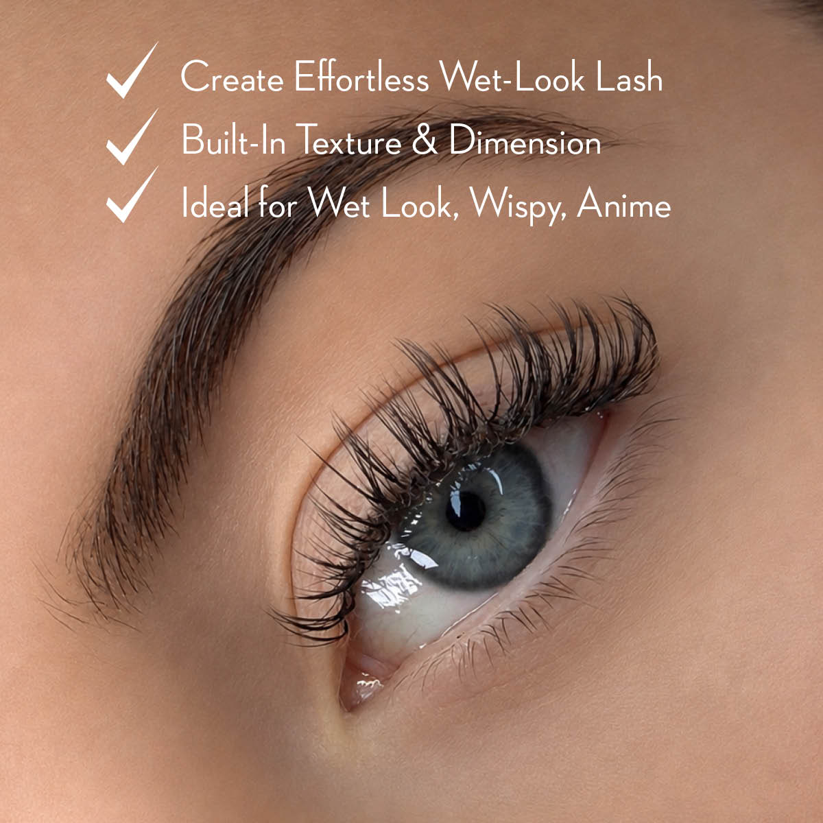 Multi Layer Wet Look Lash Extensions - 0.07 - One V Salon