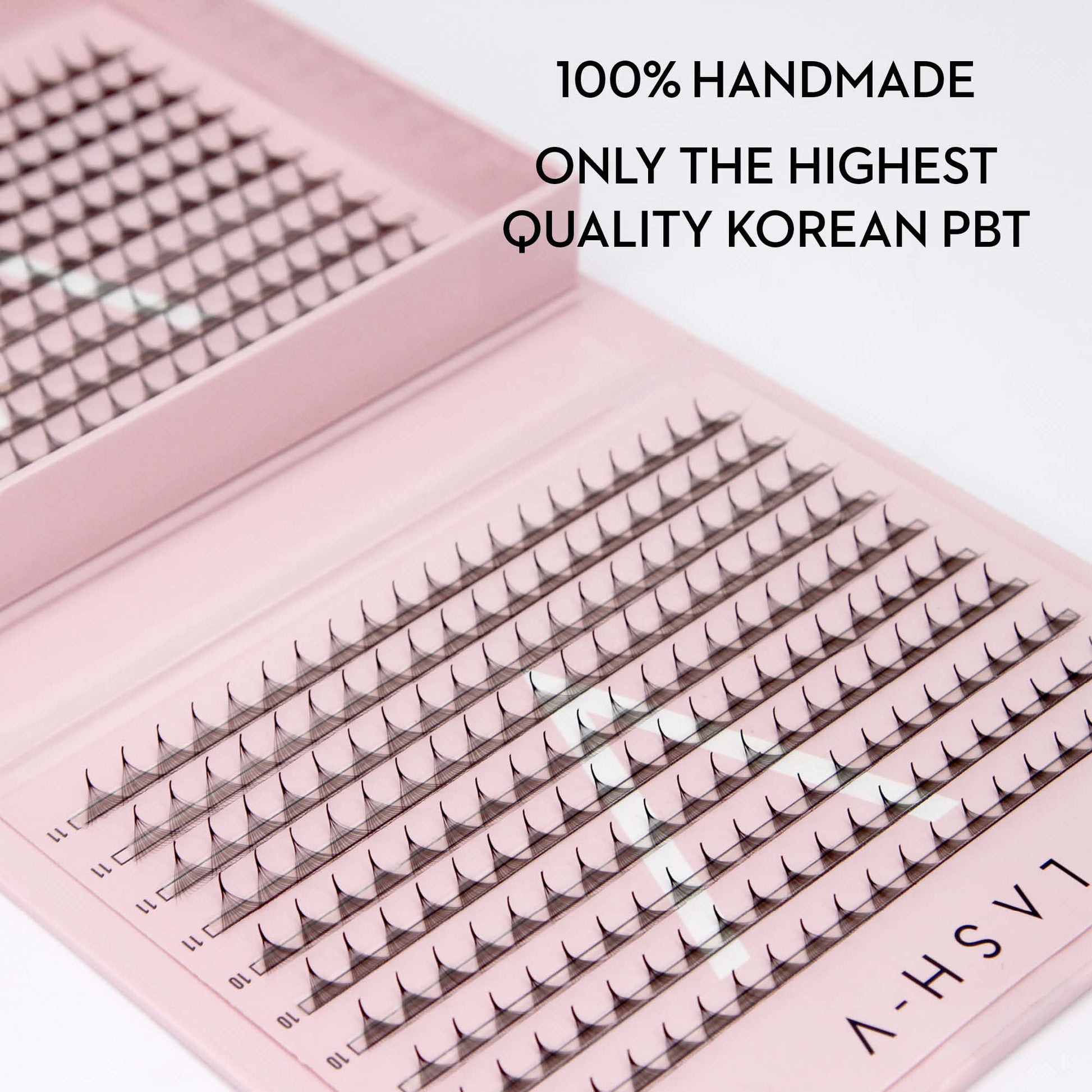 14D Promade Fans NEW XXL Tray 400 - Premade Volume Fans - One V Salon