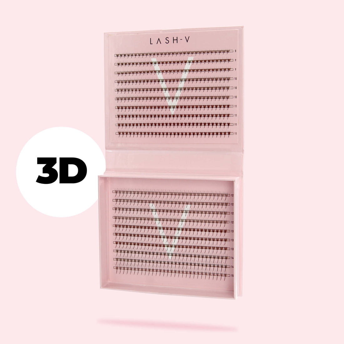 3D Promade Fans NEW XXL Tray 600 - Premade Volume Fans - One V Salon