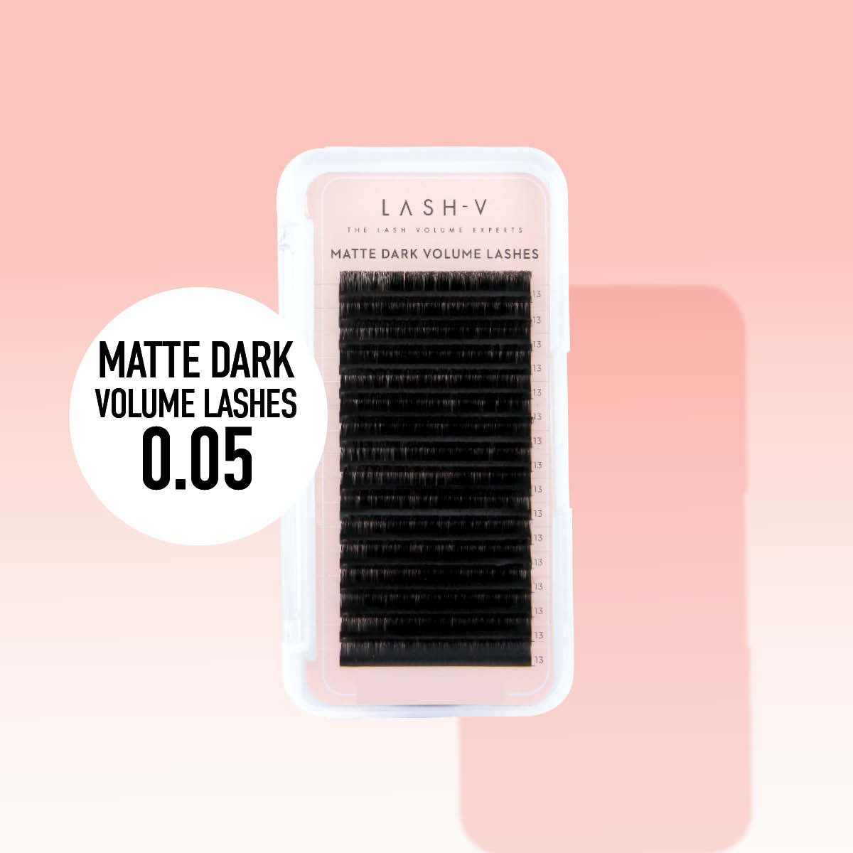 Matte Dark Volume Lashes - 0.05 - One V Salon