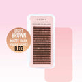 Matte Dark Volume - Light Brown Lashes - 0.03 - One V Salon