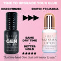 Next Gen Eyelash Adhesive - Best Lash Extensions Glue - Lash Supplies - One V Salon