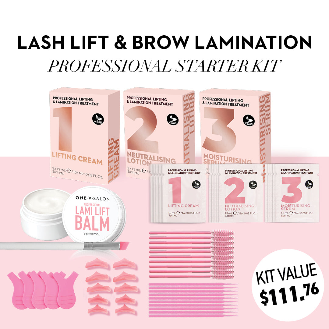 Lash Lift & Brow Lamination Professional Starter Kit - One V Salon