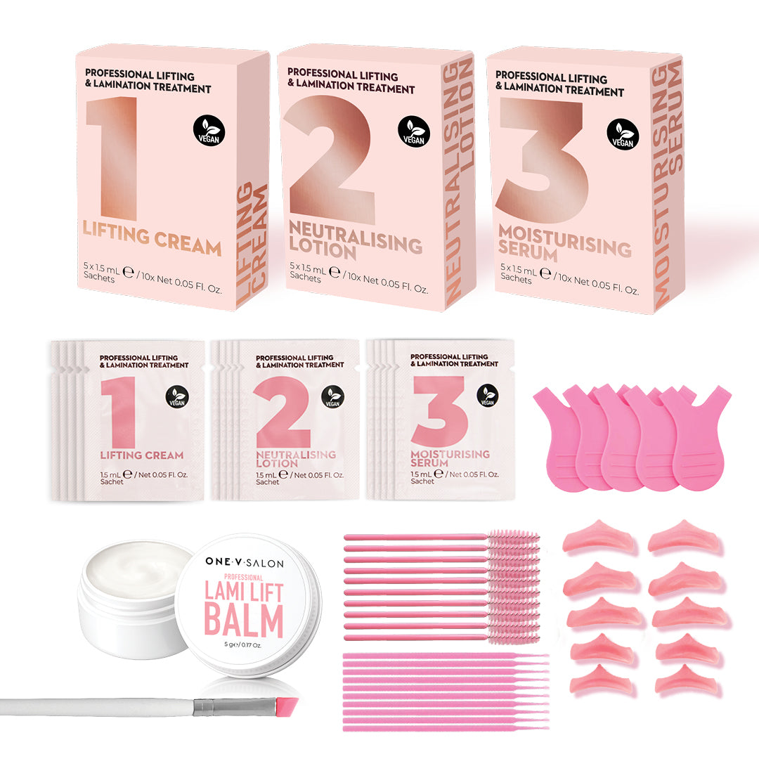 Lash Lift & Brow Lamination Professional Starter Kit - One V Salon
