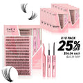 DIY Lash Cluster Kits - 30D Combo Kit (Bundle Pack) - One V Salon