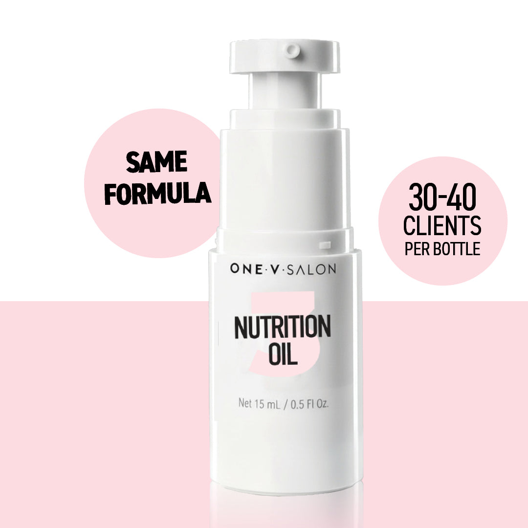 Lash Lift & Brow Lamination - Step 3 - Nutrition Oil - Pump - One V Salon