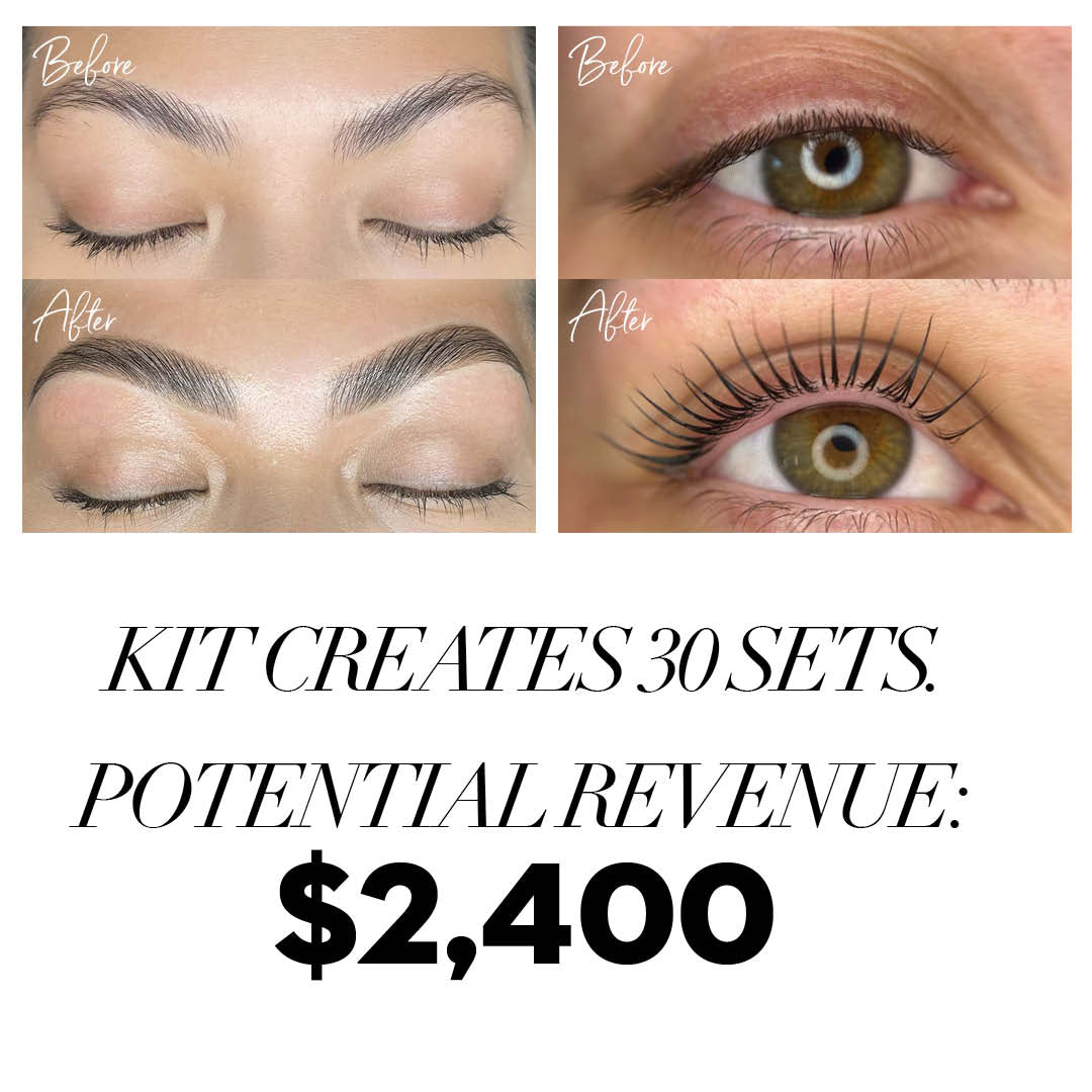 Brow Lamination & Lash Lift Professional Complete Kit - One V Salon