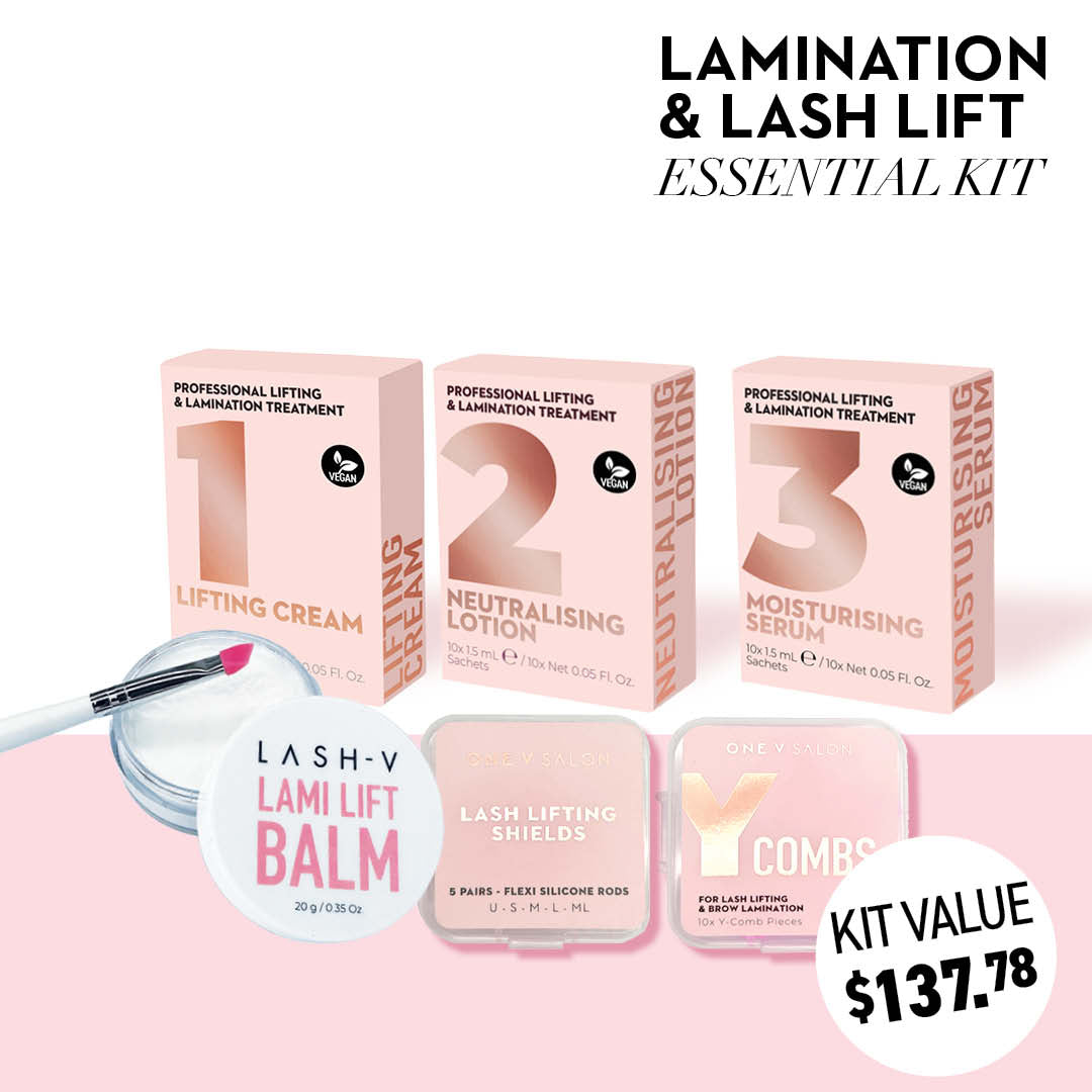 NEW Brow Lamination & Lash Lift Professional Limited Edition Kit - One V Salon