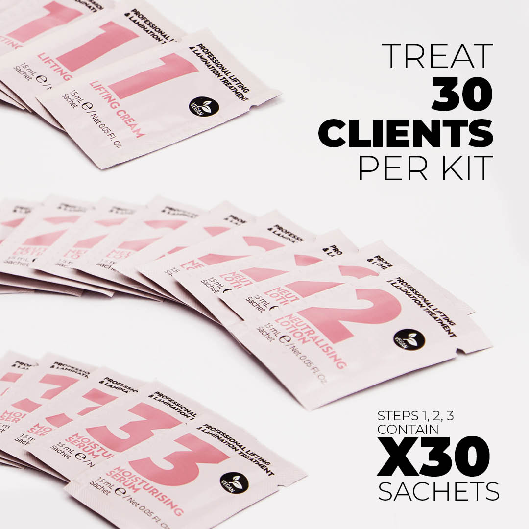 NEW Brow Lamination & Lash Lift Professional Limited Edition Kit - One V Salon