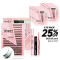 Miss Wispy Cluster Lashes Day to Night - 154 DIY Cluster Lashes Complete Kit (Bundle Pack) - One V Salon