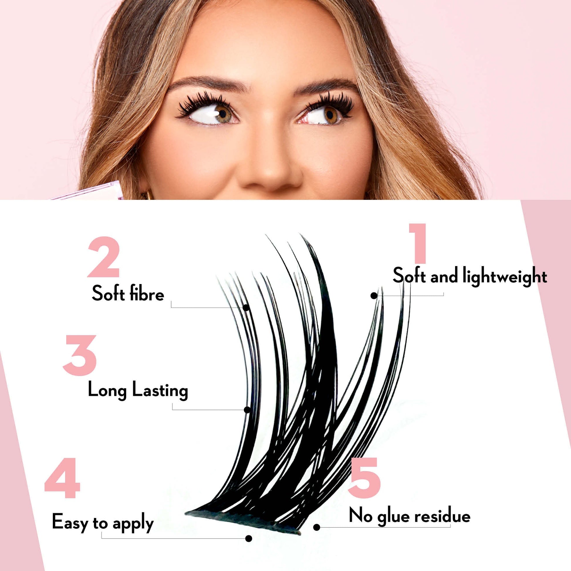 DIY Lash Cluster- Glam Wisp - One V Salon