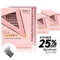 Luxe 3D Flawless - Girls Night - 168 DIY Cluster Lashes (Bundles Pack) - One V Salon