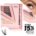 Luxe 3D Flawless -PETITE WISPY- 238 DIY Cluster Lashes (Bundle Pack) - One V Salon