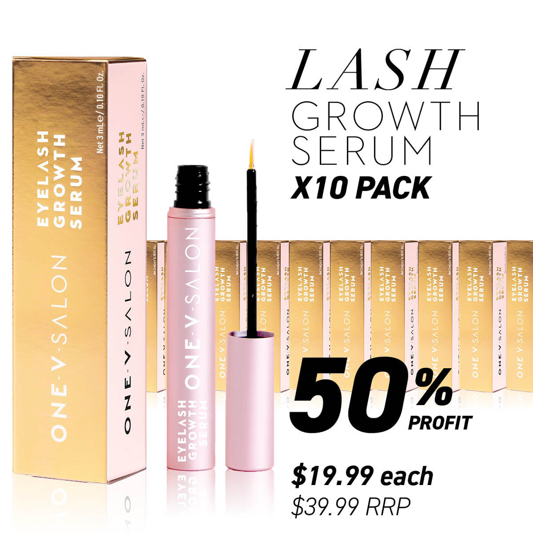 Eyelash Growth Serum - (Bundle Packs) - One V Salon