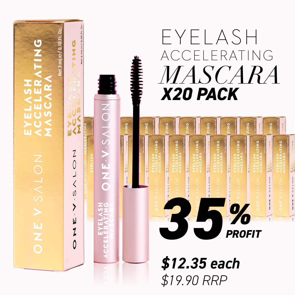 Eyelash Accelerating Mascara - (Bundle Packs) - One V Salon