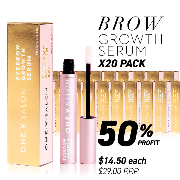Eyebrow Growth Serum - Wholesale packs - ONE V SALON PRO