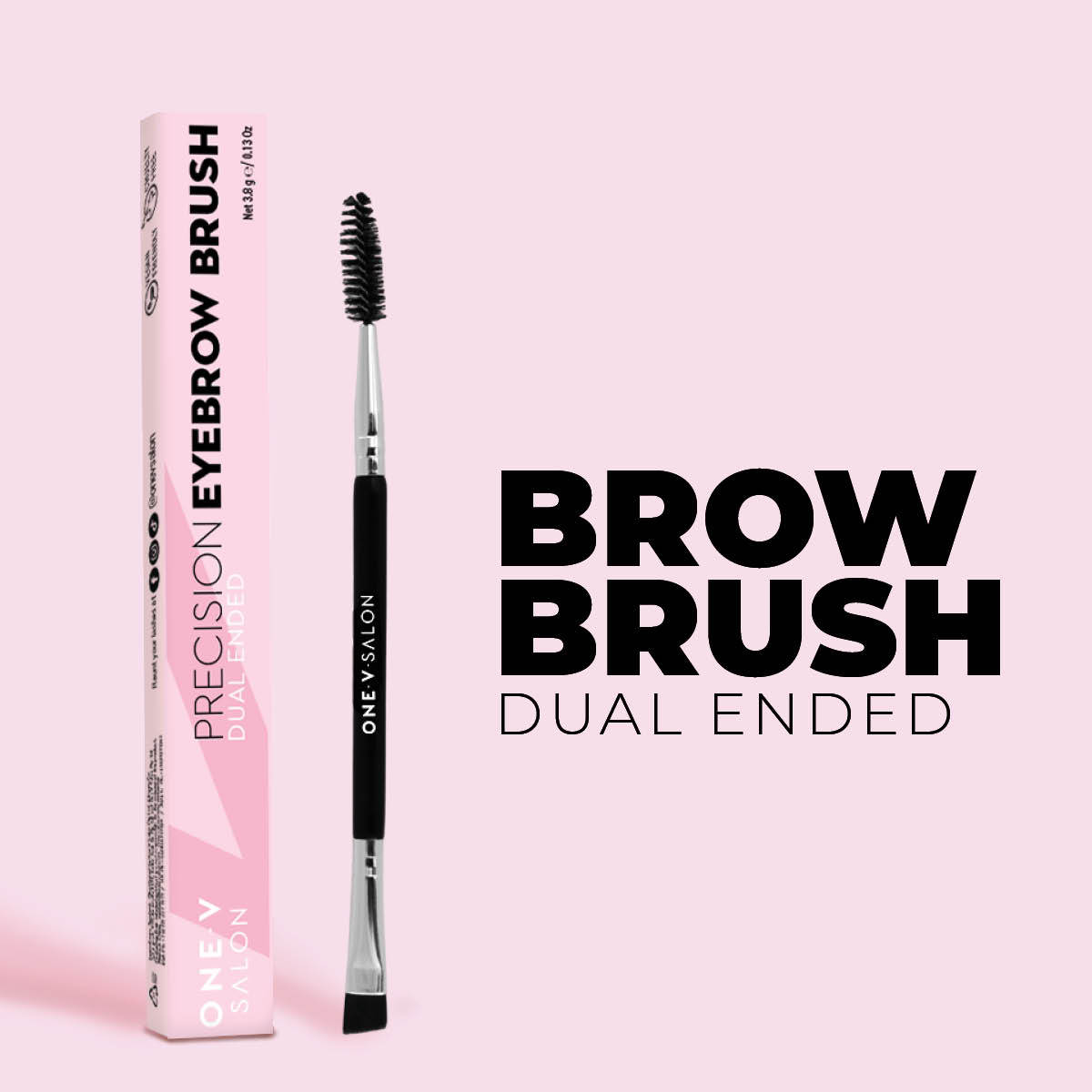 Precision Eyebrow Brush Dual Ended- Bundle Packs - One V Salon