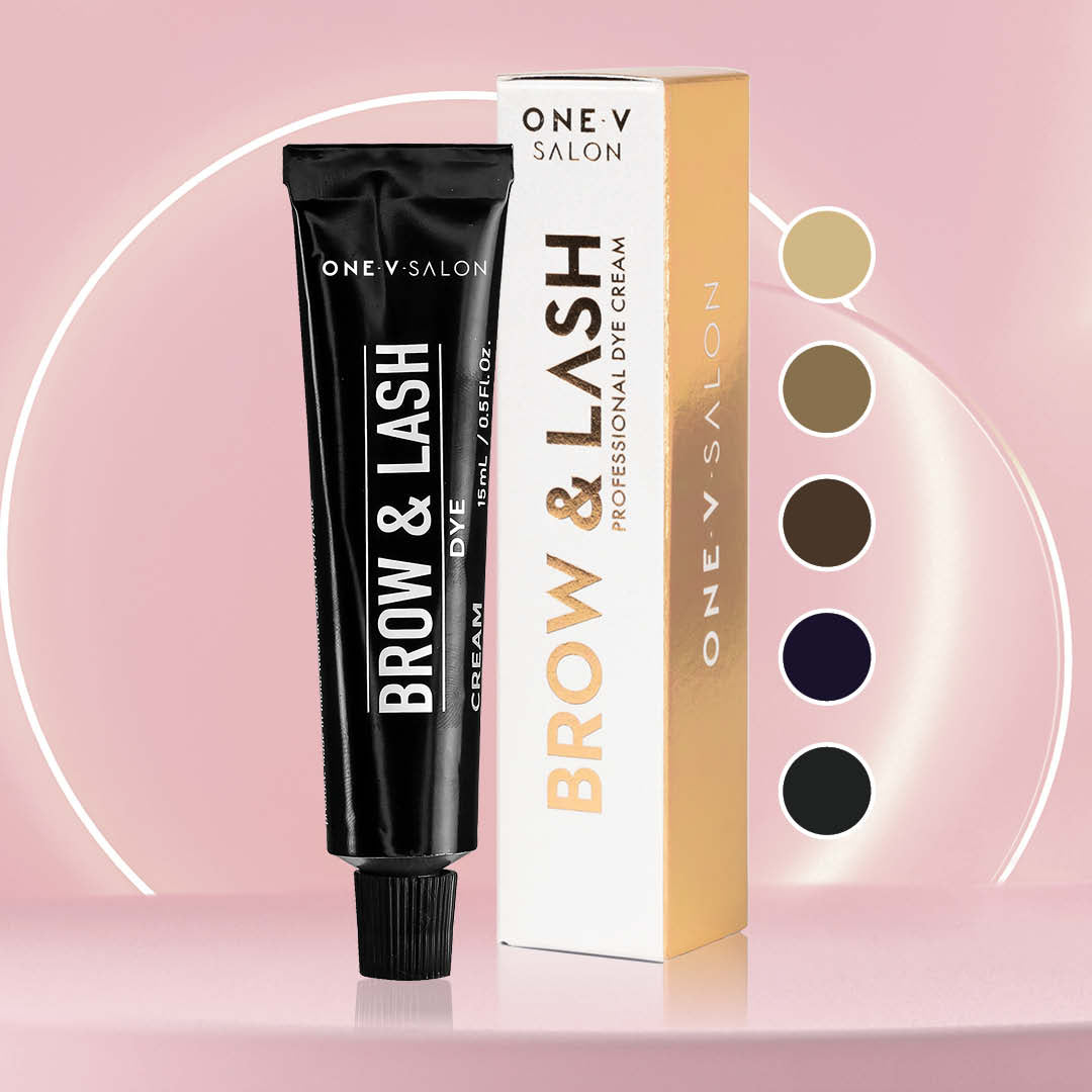 Brow & Lash Cream Dye Complete Combo Kit - One V Salon