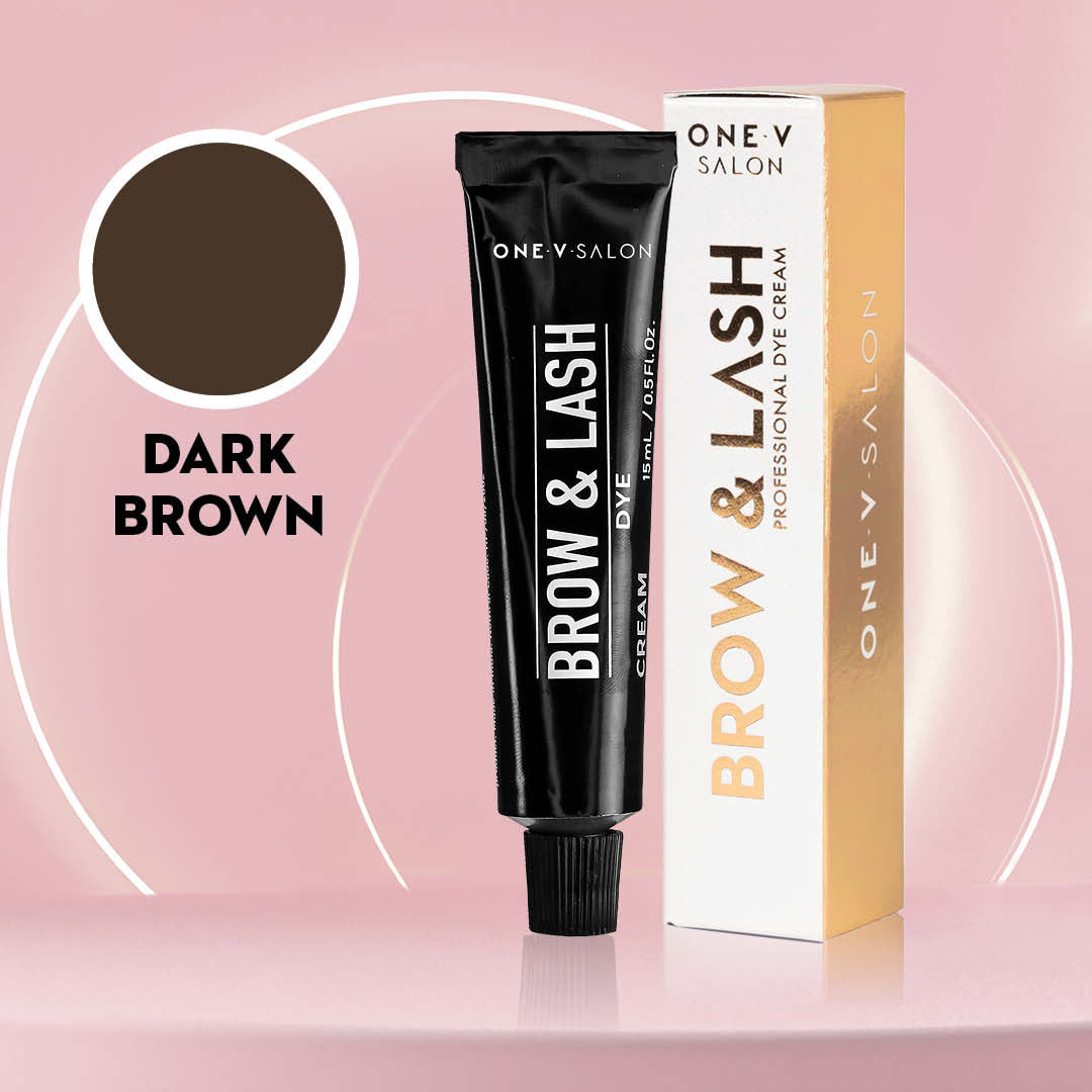 Brow & Lash Cream Dye 15 mL + Developer 3% - One V Salon