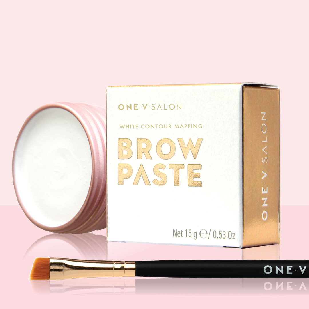 BROW PASTE 15g + Tint and Mapping Brush Combo - One V Salon