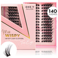 Luxe 3D Flawless - Fox Eye - 140 DIY Cluster Lashes Complete Kit (Bundle Pack) - One V Salon