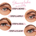 Luxe 3D Flawless - Fox Eye - 140 DIY Cluster Lashes - One V Salon