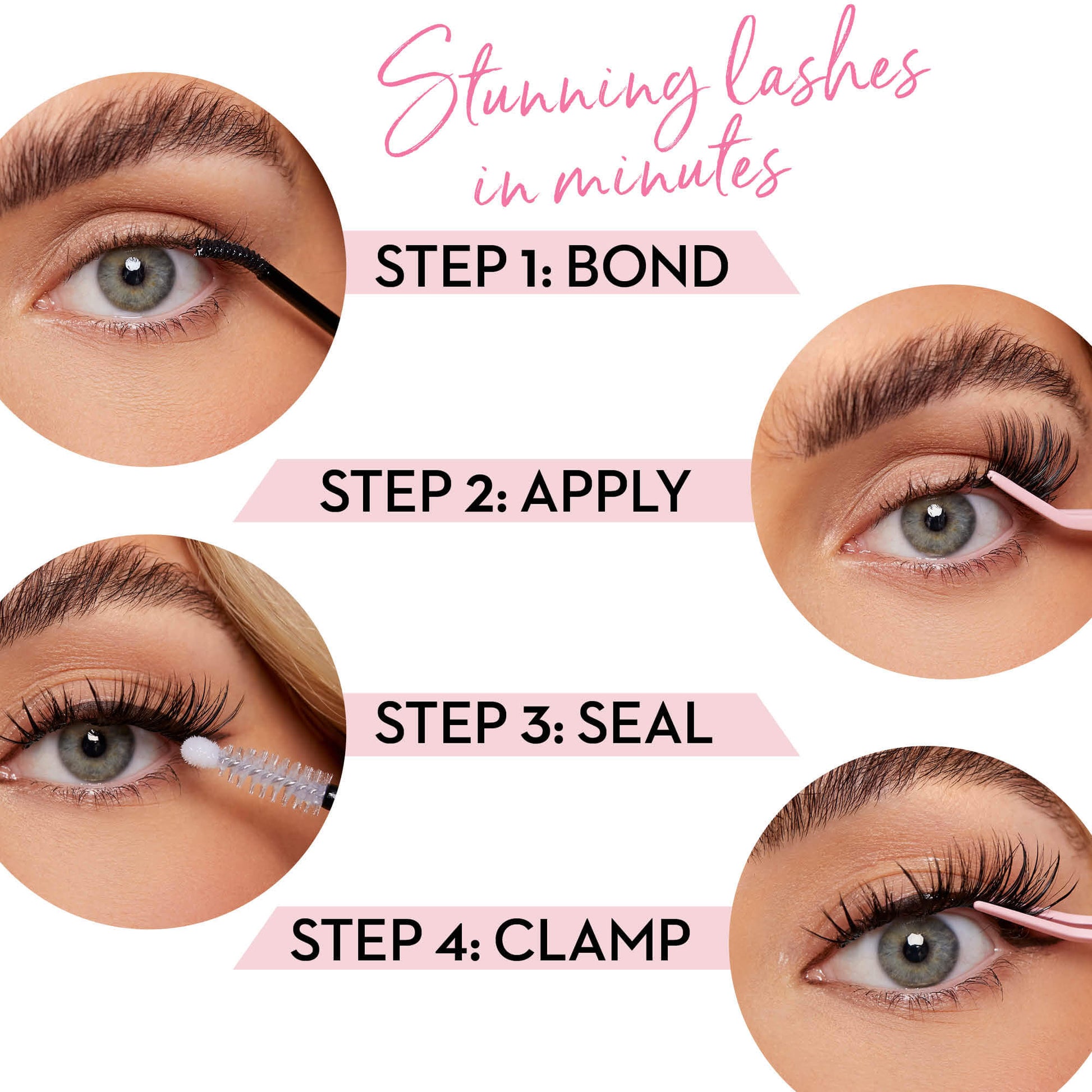 Luxe 3D Flawless - Fox Eye - 140 DIY Cluster Lashes - One V Salon