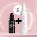 Liquid Dye WITHOUT Henna 15ml + Developer 3% - One V Salon