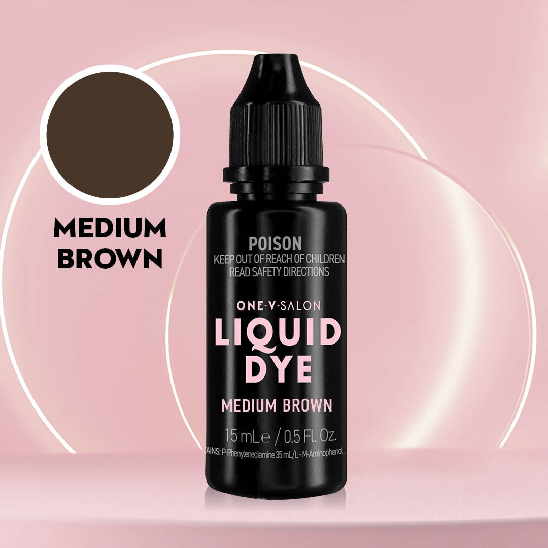 Liquid Dye WITHOUT Henna 15ml + Developer 3% - One V Salon